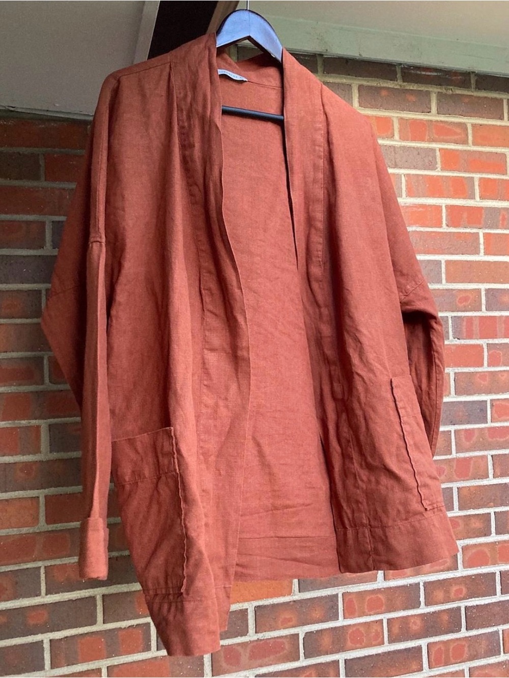 Linenfox Juta jacket, xs, rust